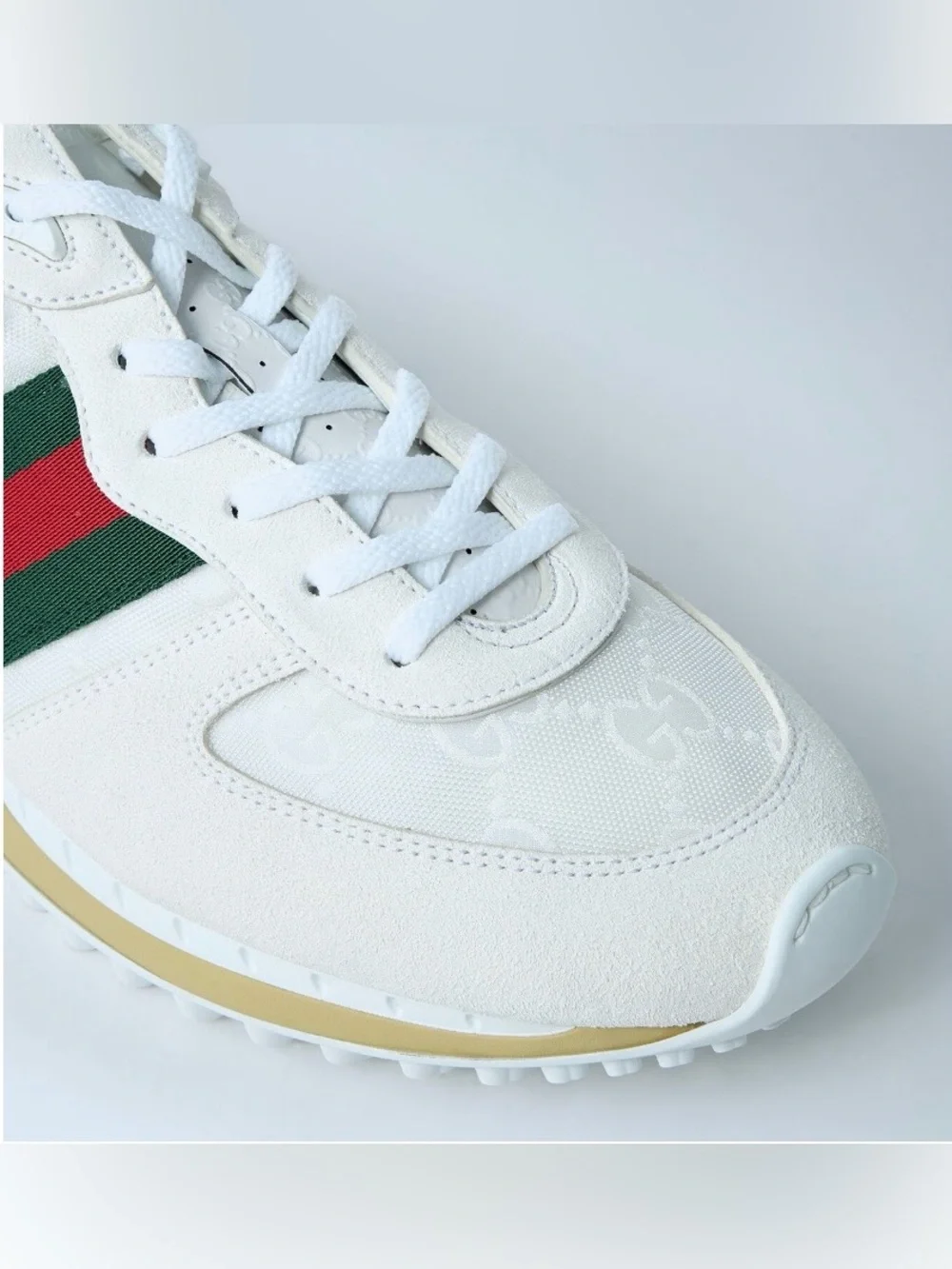 GUCCI Re-Motion web stripe low top sneakers
